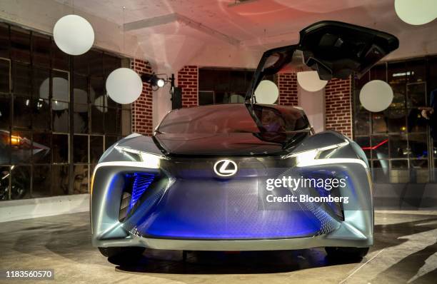 Toyota Motor Corp. Lexus LF-30 Electrified Concept vehicle is displayed during a reveal event ahead of the Los Angeles Auto Show in Los Angeles,...