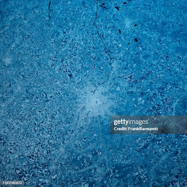brussels city 3d render blue top view aug 2019 - brussels square stock pictures, royalty-free photos & images