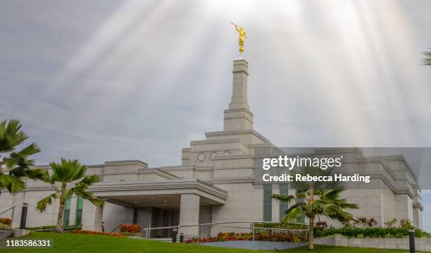 suva, fiji temple of the church of jesus christ of latter-day saints (lds) - suva stock-fotos und bilder