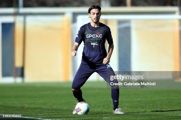 Frederic Veseli of Empoli FC during training session on November 20, 2019 in Empoli, Italy.