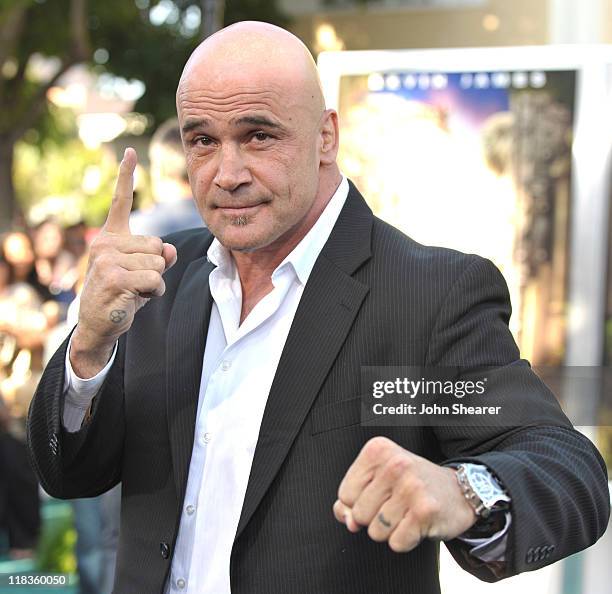 Bas Rutten arrives to the "Zookeeper" Los Angeles Premiere at Regency Village Theatre on July 6, 2011 in Westwood, California.