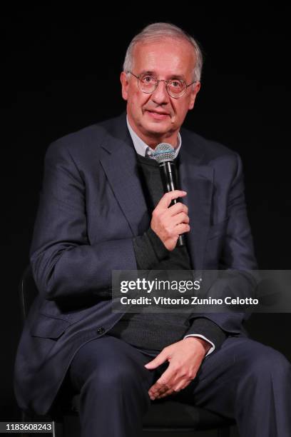 Walter Veltroni attends the "Kapò" screening during the 14th Rome Film Festival on October 26, 2019 in Rome, Italy.