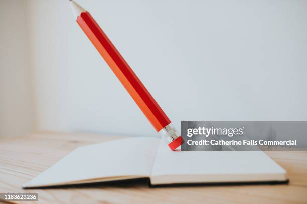 eraser on a pencil - correction fluid stock pictures, royalty-free photos & images