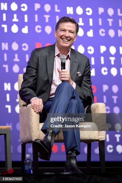 James Comey speaks onstage during the 2019 Politicon at Music City Center on October 26, 2019 in Nashville, Tennessee.