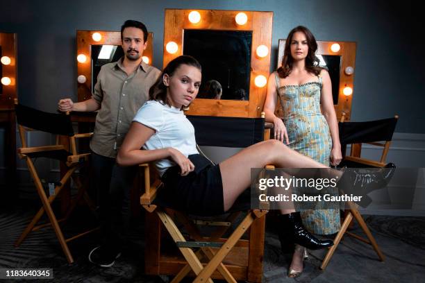 Actors LinManuel Miranda, Dafne Keen and Ruth Wilson are photographed for Los Angeles Times on July 24, 2019 in Beverly Hills, California. PUBLISHED...