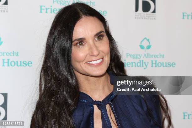 Demi Moore attends the 'Friendly House' 30th annual awards luncheon at The Beverly Hilton Hotel on October 26, 2019 in Beverly Hills, California.