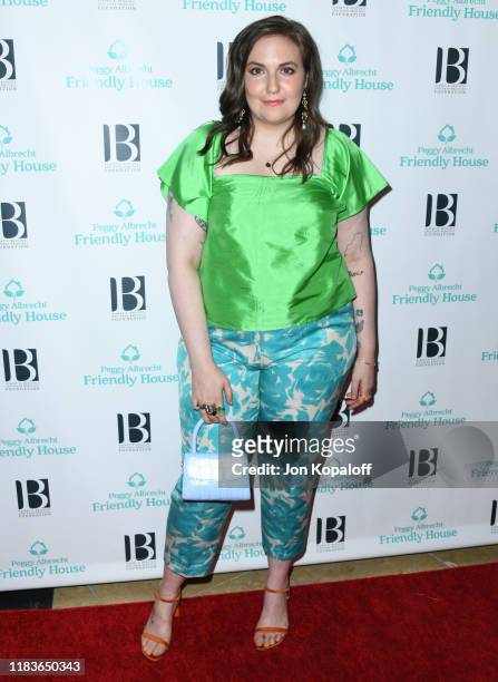 Lena Dunham attends Friendly House 30th Annual Awards Luncheon at The Beverly Hilton Hotel on October 26, 2019 in Beverly Hills, California.