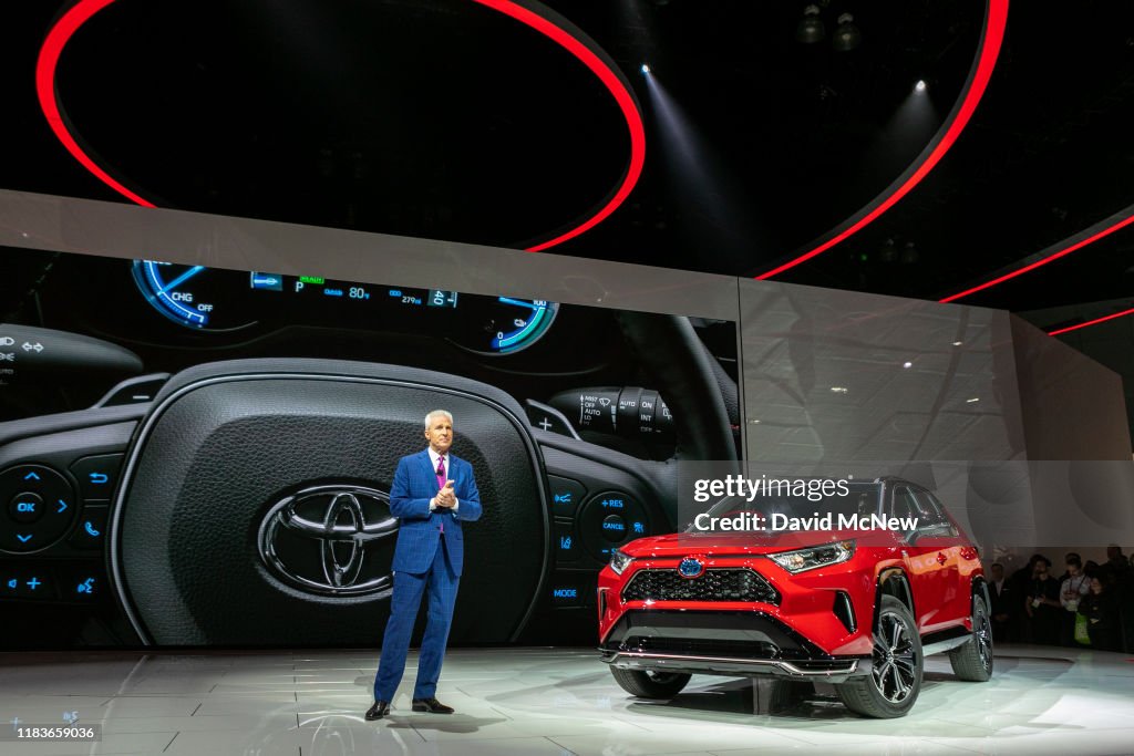 Car Manufacturers Show Off Their Latest Models At Los Angeles Auto Show