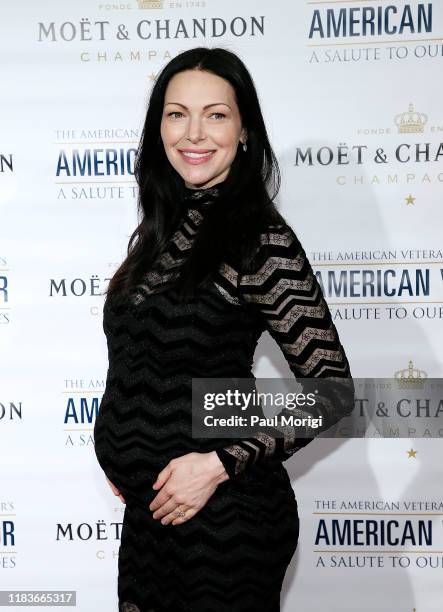 Actress Laura Prepon attends the American Veterans Center’s "2019 American Valor: A Salute to Our Heroes" Veterans Day Special at the Omni Shoreham...