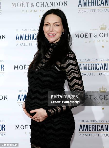 Actress Laura Prepon attends the American Veterans Center’s "2019 American Valor: A Salute to Our Heroes" Veterans Day Special at the Omni Shoreham...