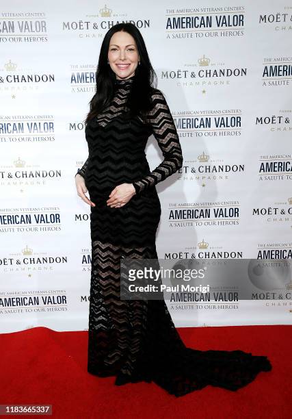 Actress Laura Prepon attends the American Veterans Center’s "2019 American Valor: A Salute to Our Heroes" Veterans Day Special at the Omni Shoreham...