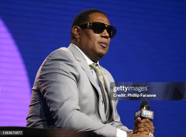 Master P speaks onstage at the REVOLT X AT&T 3-Day Summit In Los Angeles - Day 2 at Magic Box on October 26, 2019 in Los Angeles, California.