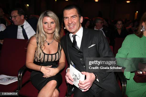 Hendrikje Balsmeyer girllfriend of Peter Maffay and Philipp Welte during the Tribute To Bambi show at Casino Baden-Baden on November 20, 2019 in...