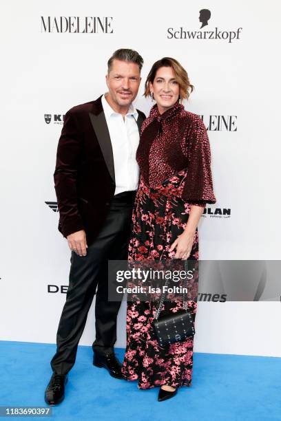 German actor Hardy Krueger Jr. And his wife Alice Krueger during the Tribute To Bambi at Casino Baden-Baden on November 20, 2019 in Baden-Baden,...