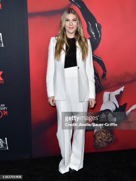 Lily Rabe attends FX's "American Horror Story" 100th Episode Celebration at Hollywood Forever on October 26, 2019 in Hollywood, California.