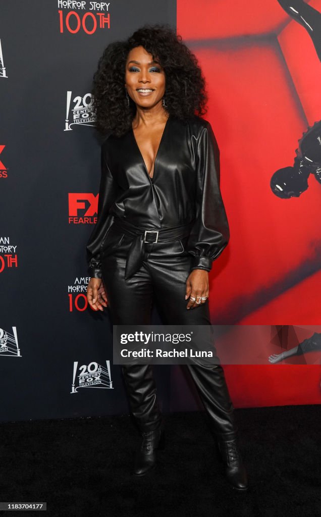 Angela Bassett attends FX's "American Horror Story" 100th Episode