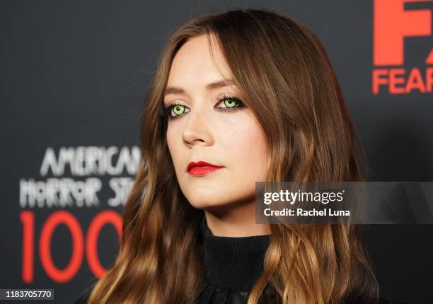 Billie Lourd attends FX's "American Horror Story" 100th Episode Celebration at Hollywood Forever on October 26, 2019 in Hollywood, California.