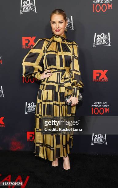 Leslie Grossman attends FX's "American Horror Story" 100th Episode Celebration at Hollywood Forever on October 26, 2019 in Hollywood, California.