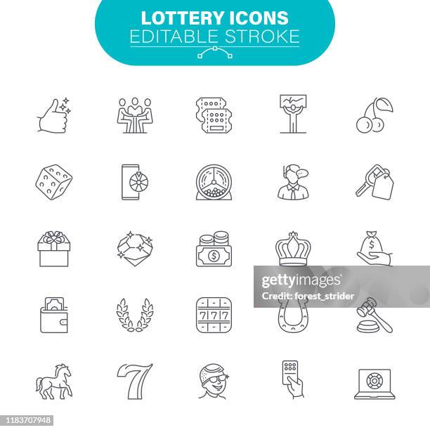 lotterie-ikonen - bingo card stock-grafiken, -clipart, -cartoons und -symbole