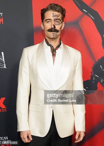 Matthew Morrison attends FX's "American Horror Story" 100th Episode Celebration at Hollywood Forever on October 26, 2019 in Hollywood, California.