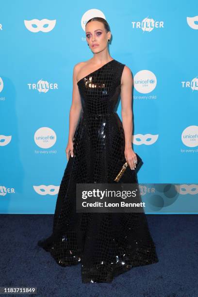 Peta Murgatroyd attends UNICEF Masquerade Ball at Kimpton La Peer Hotel on October 26, 2019 in West Hollywood, California.