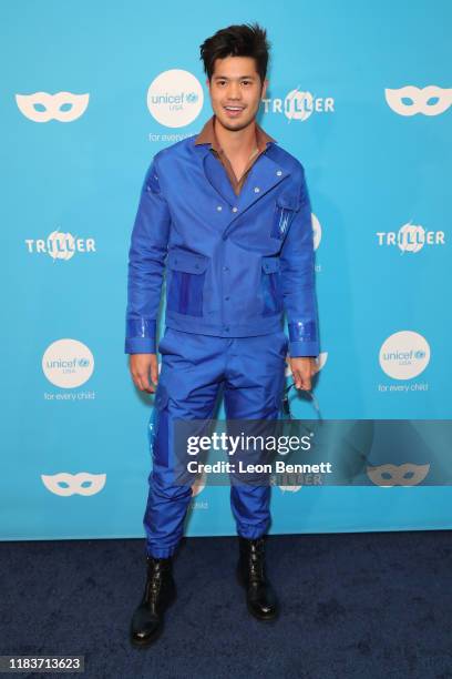 Ross Butler attends UNICEF Masquerade Ball at Kimpton La Peer Hotel on October 26, 2019 in West Hollywood, California.