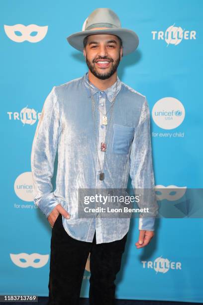 Nima Nejat attends UNICEF Masquerade Ball at Kimpton La Peer Hotel on October 26, 2019 in West Hollywood, California.