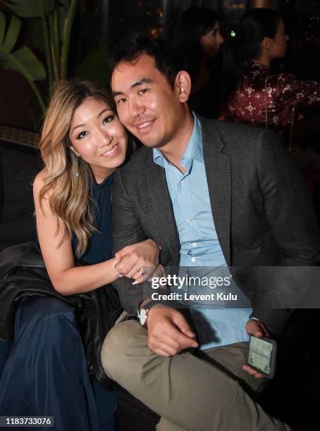 Angie Park and Leonard Kim attend the Inflow Global Summits 2019 After Party at the ulus29 on October 23, 2019 in Istanbul, Turkey.