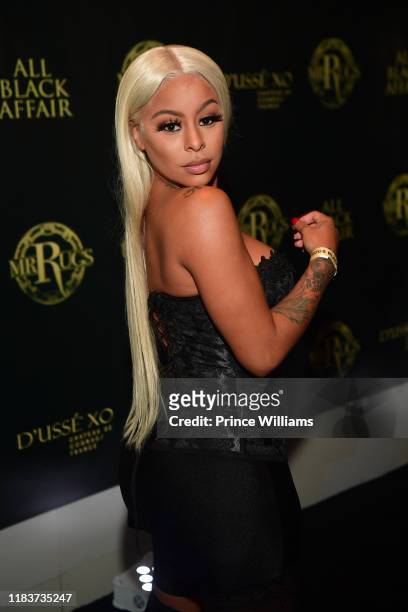Alexis Skyy attends the "All Black Affair" at Gold Room on October 26, 2019 in Atlanta, Georgia.