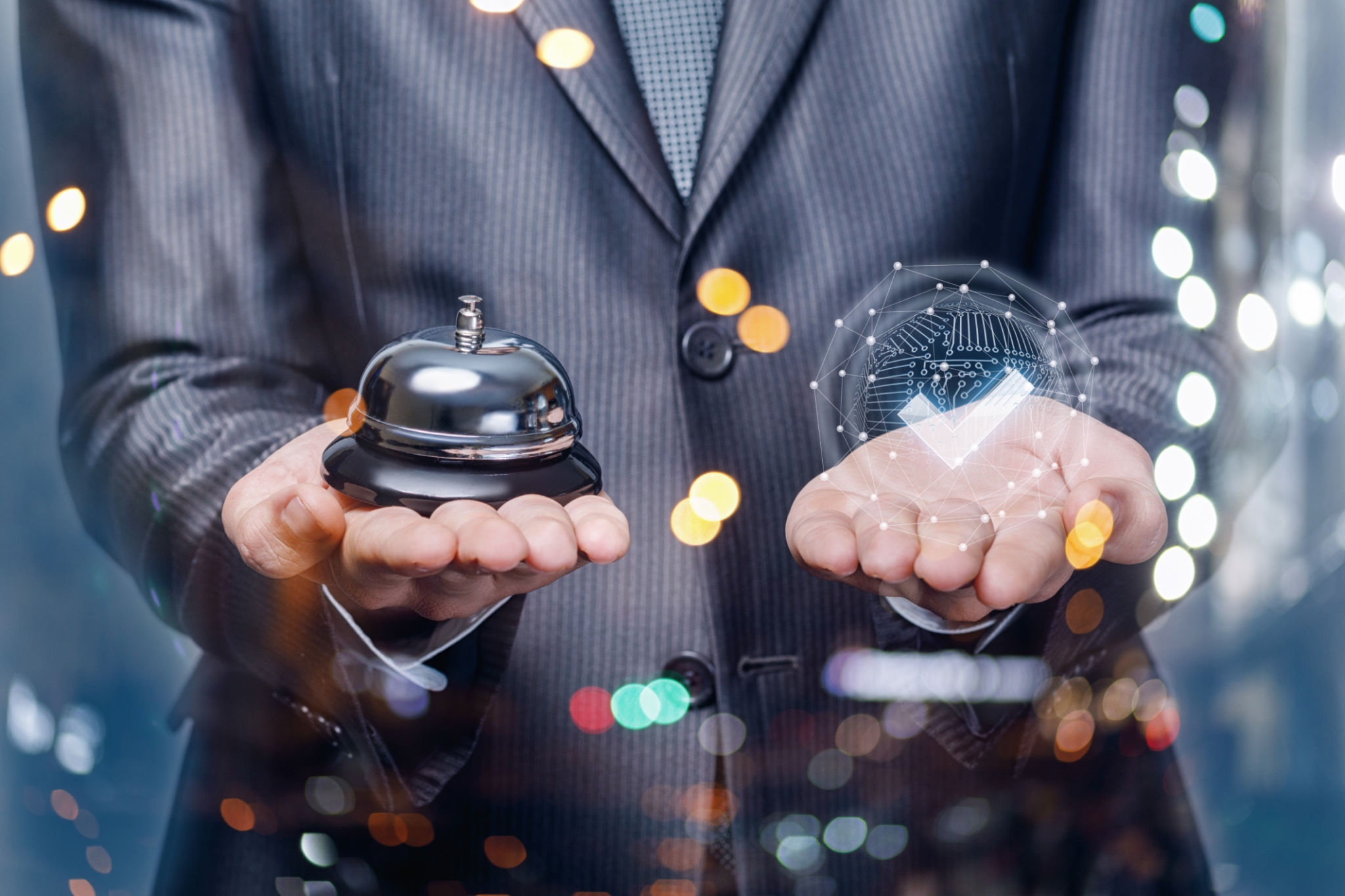 The concept of quality customer service. The concept of quality customer service.