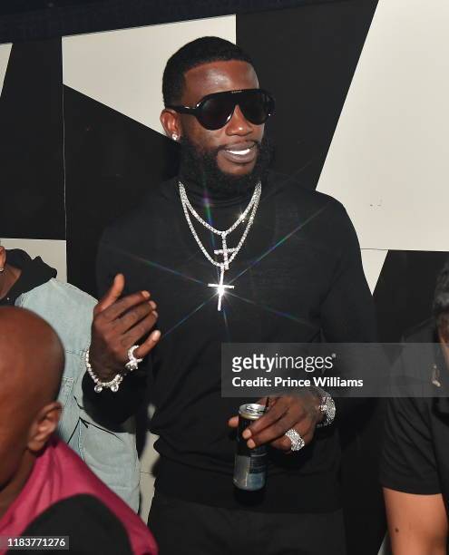 Rapper Gucci Mane attends Gucci Mane "Woptober II" Album Release Party at Gold Room on October 19, 2019 in Atlanta, Georgia.