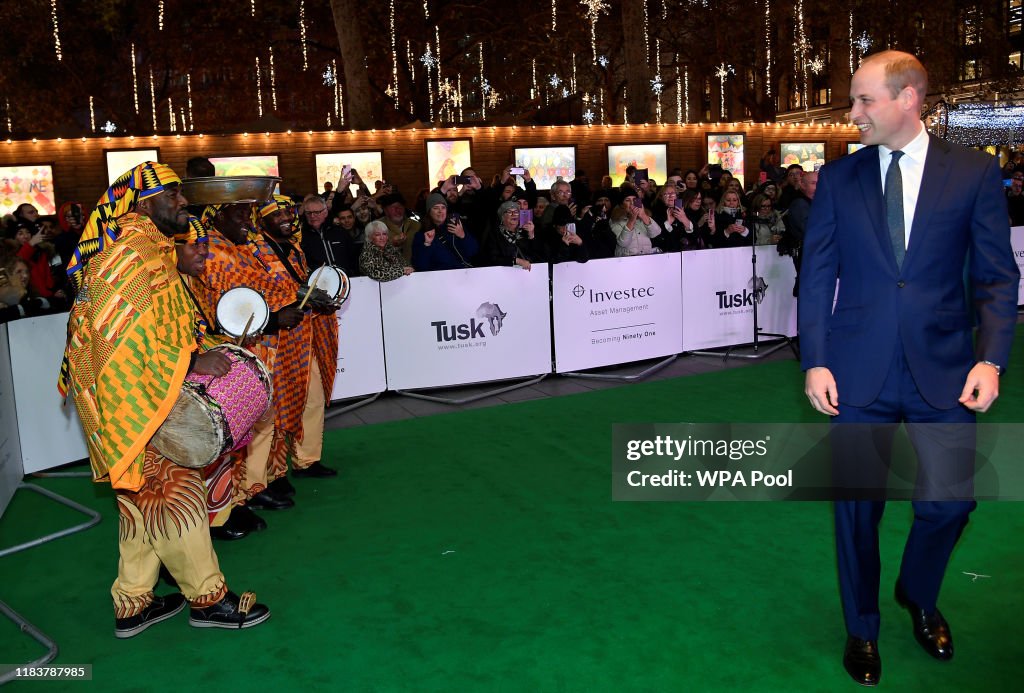 The Duke Of Cambridge Attends The Tusk Conservation Awards