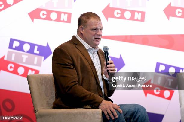 Mayor Glenn Jacobs speaks onstage during day 2 of Politicon 2019 at Music City Center on October 27, 2019 in Nashville, Tennessee.