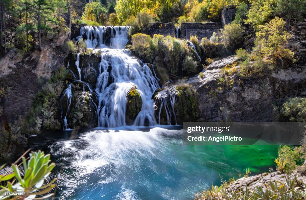 Waterfall in the High Tajo, Spain