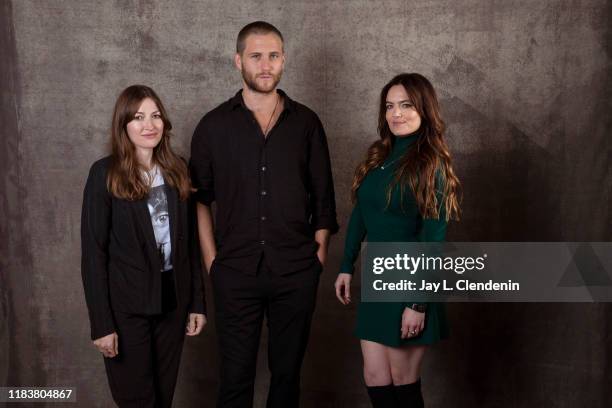 Actors George Mason, Kelly MacDonald and Julia Stone from 'Dirt Music' are photographed for Los Angeles Times on September 9, 2019 at the Toronto...