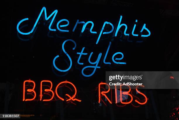 memphis tennessee - beale street stock pictures, royalty-free photos & images