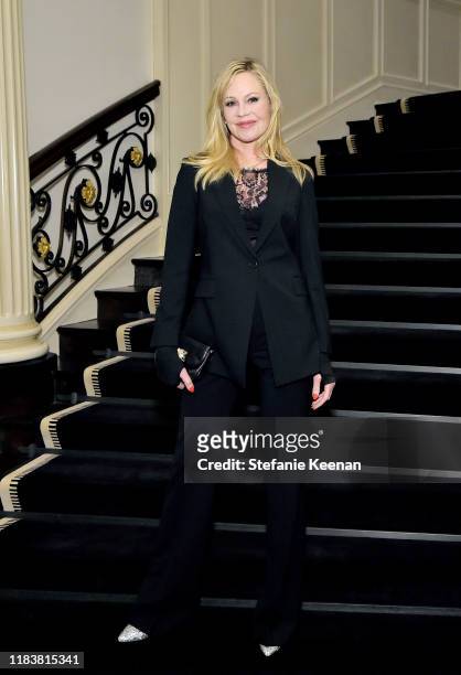 Melanie Griffith attends VIOLET GREY x Victoria Beckham Beauty LA Dinner hosted by Lynda Resnick and Cassandra Grey at a Private Residence on...