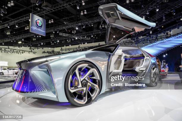 Toyota Motor Corp. Lexus LF-30 Electrified Concept vehicle is displayed at the AutoMobility LA ahead of the Los Angeles Auto Show in Los Angeles,...