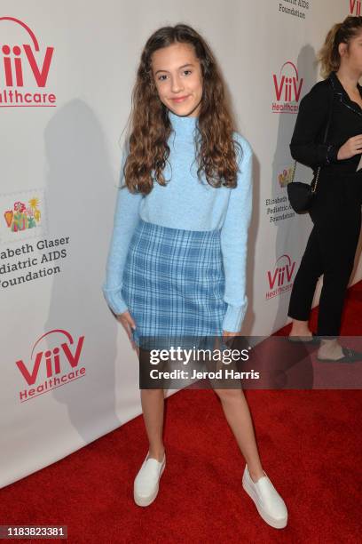 Eliza Pryor attends the Elizabeth Glaser Pediatric AIDS Foundation's 30th Annual A Time for Heroes Family Festival at Smashbox Studios on October 27,...