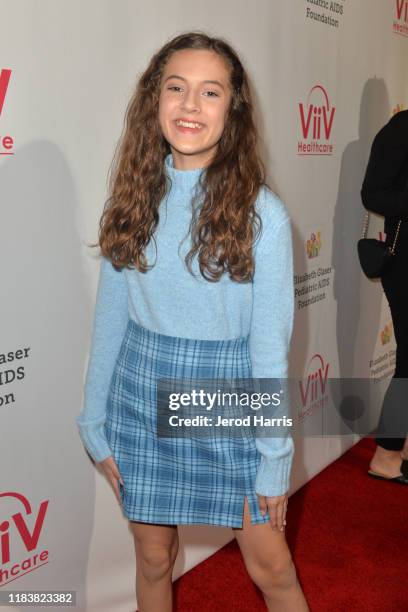 Eliza Pryor attends the Elizabeth Glaser Pediatric AIDS Foundation's 30th Annual A Time for Heroes Family Festival at Smashbox Studios on October 27,...