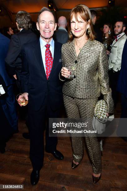 James Capolino and Patti Harris attend Central Park Conservancy Supper Club at Rumsey Playfield in Central Park on November 20, 2019 in New York City.