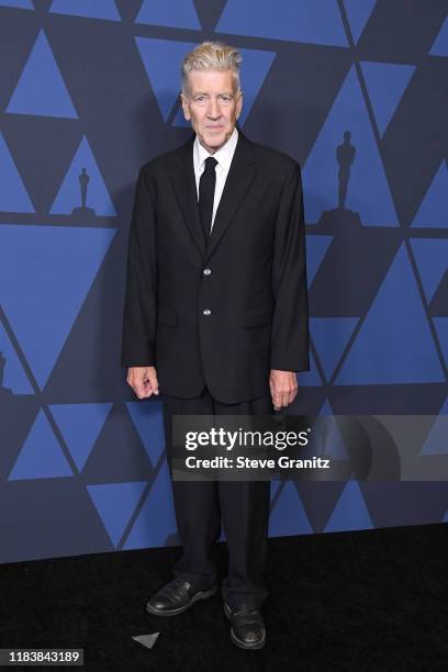 David Lynch attends the Academy Of Motion Picture Arts And Sciences' 11th Annual Governors Awards at The Ray Dolby Ballroom at Hollywood & Highland...