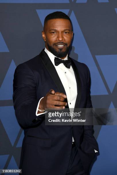 Jamie Foxx attends the Academy Of Motion Picture Arts And Sciences' 11th Annual Governors Awards at The Ray Dolby Ballroom at Hollywood & Highland...