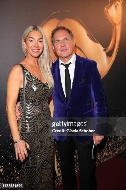 Uwe Ochsenknecht and his wife Kirsten "Kiki" Viebrock during the 71th Bambi Awards winners board at Festspielhaus Baden-Baden on November 21, 2019 in...