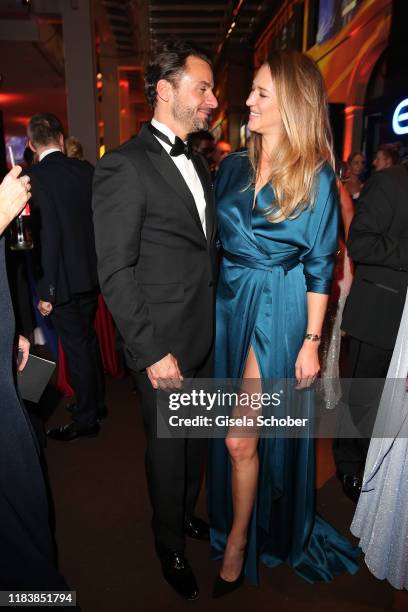 Stephan Luca and his girlfriend Lisa Triltsch during the 71tst Bambi Awards at Festspielhaus Baden-Baden on November 21, 2019 in Baden-Baden, Germany.