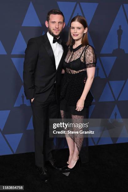 Jamie Bell and Kate Mara attend the Academy Of Motion Picture Arts And Sciences' 11th Annual Governors Awards at The Ray Dolby Ballroom at Hollywood...