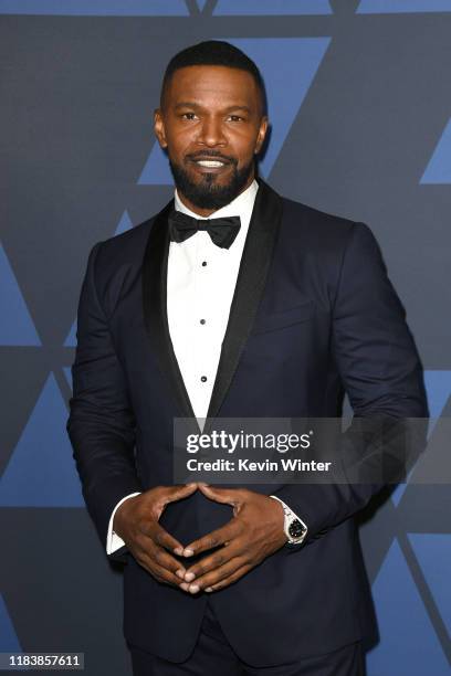 Jamie Foxx attends the Academy Of Motion Picture Arts And Sciences' 11th Annual Governors Awards at The Ray Dolby Ballroom at Hollywood & Highland...