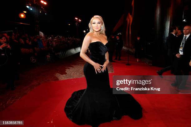 Shirin David during the Mercedes-Benz AG at BAMBI 2019 at Festspielhaus Baden-Baden on November 21, 2019 in Baden-Baden, Germany.