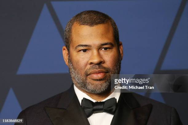 Jordan Peele arrives to the Academy of Motion Picture Arts and Sciences' 11th Annual Governors Awards held at The Ray Dolby Ballroom at Hollywood &...
