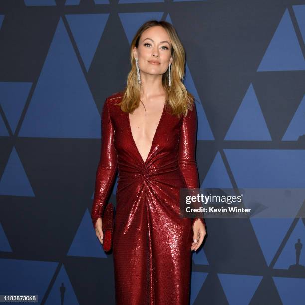 Olivia Wilde attends the Academy Of Motion Picture Arts And Sciences' 11th Annual Governors Awards at The Ray Dolby Ballroom at Hollywood & Highland...